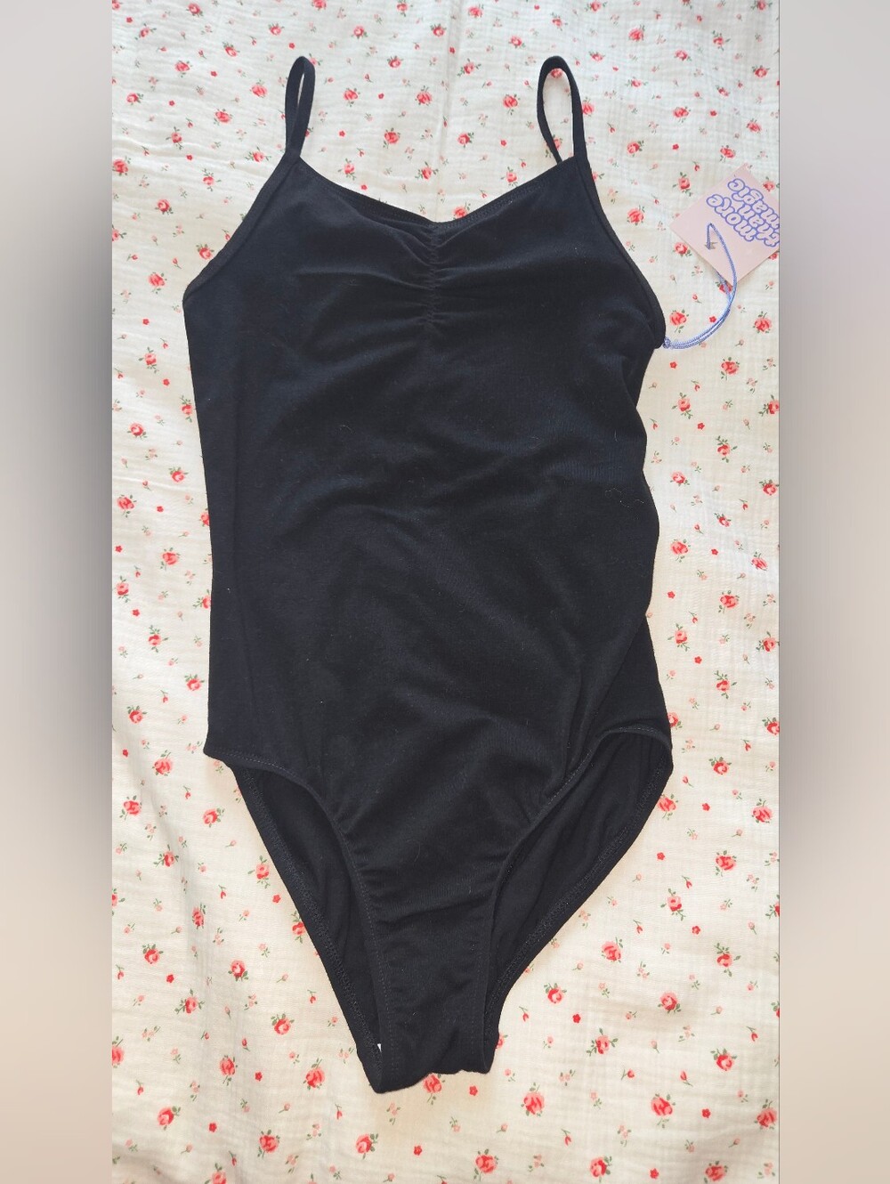 Girls Black Leotard NWT  XL 14/16